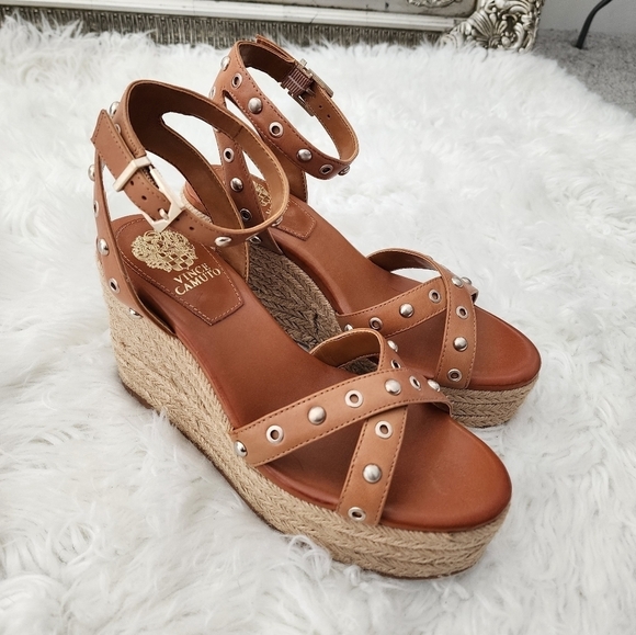 Vince Camuto Shoes - Vince Camuto Feegella Espadrille Wedge Sandal Size 8. New.